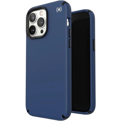 Speck Presidio2 Pro Coque iPhone 14 Pro Max MagSafe Coque arrière Rigide Anti-Chocs - Coastal Blue