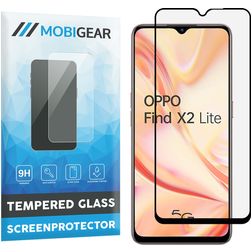 Mobigear Premium OPPO Find X2 Lite Verre trempé Protection d'écran - Compatible Coque - Noir