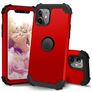 Mobigear Ultra Tough Coque iPhone 11 Coque arrière Rigide Anti-Chocs - Rouge