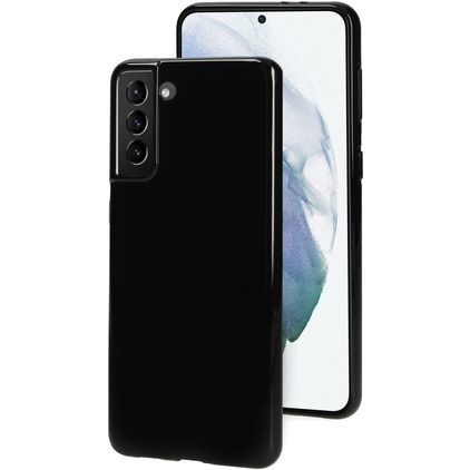 Mobiparts Classic Coque Samsung Galaxy S21 Plus Coque arrière en TPU Souple - Noir