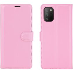 Mobigear Classic Housse POCO M3 Etui Porte-Monnaie - Rose