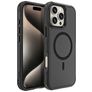 Mobigear Traveller Coque iPhone 16 Pro Max MagSafe Coque arrière Rigide Anti-Chocs - Noir
