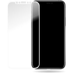 Mobilize iPhone X Verre trempé Protection d'écran - Compatible Coque - Blanc