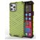 Mobigear Honeycomb Coque iPhone 13 Pro Max Coque arrière Rigide Anti-Chocs - Vert