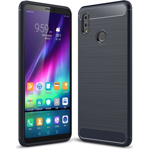 Mobigear Brushed Slim Coque HONOR Note 10 Coque arrière en TPU Souple - Bleu Marin