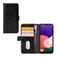 Mobilize Elite Gelly Housse Samsung Galaxy A22 5G Etui Porte-Monnaie - Noir