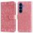 Mobigear Sunflower Housse Samsung Galaxy S26 Plus Etui Porte-Monnaie - Rose doré