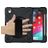 Mobigear SureGrip XGuard Coque iPad Pro 11 Pouces (2024) Coque arrière en Plastique rigide,Silicone + Porte-crayon + Bandoulière + Support Amovible - Noir Mobigear SureGrip XGuard Coque iPad Pro 11 Pouces (2024) Coque arrière en Plastique rigide,Silicone + Porte-crayon + Bandoulière + Support Amovible - Noir