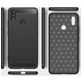 Mobigear Brushed Slim Coque HONOR Note 10 Coque arrière en TPU Souple - Bleu Marin