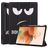 Mobigear Tri-Fold Gel Coque Samsung Galaxy Tab S7 FE Etui en TPU,Similicuir + Porte-crayon - Do Not Touch
