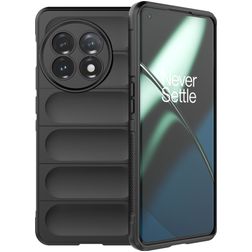 Mobigear Bumpy Coque OnePlus 11 Coque arrière en TPU Souple - Noir