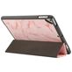 Mobigear Tri-Fold Marble Coque iPad 6 (2018) Etui + Porte-crayon - Rose