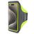 Mobiparts Comfort Fit Brassard Téléphone iPhone 15 Pro Brassard Coque de Sport en Neoprène - Neon Green
