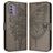 Mobigear Butterfly Nokia G42 Étui Portefeuille - Gris