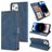Mobigear Wallet Housse iPhone 14 Pro Etui Porte-Monnaie - Bleu