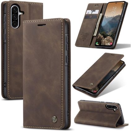 CaseMe 013 Housse Samsung Galaxy A56 Etui Porte-Monnaie - Marron