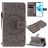 Mobigear Sunflower Housse iPhone 12 Pro Etui Porte-Monnaie - Gris
