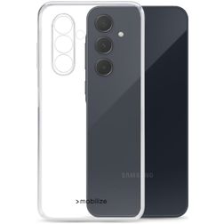 Mobilize Gelly Coque Transparente Samsung Galaxy A35 Coque arrière en TPU Souple - Transparent
