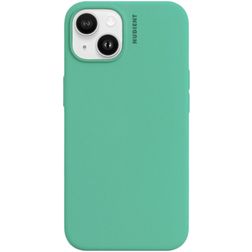 Nudient Base Coque iPhone 14 Coque arrière en Silicone - Mint Green