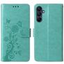 Mobigear Flowers Housse Samsung Galaxy A16 Etui Porte-Monnaie - Vert