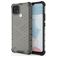 Mobigear Honeycomb Coque Realme C21 Coque arrière Rigide Anti-Chocs - Noir
