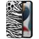 Mobigear Safari Coque iPhone 14 Plus Coque arrière en TPU Souple - Zèbre