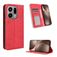 Mobigear Sensation OPPO Find X9 Étui Portefeuille - Rouge