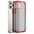 Mobigear Shockproof Coque iPhone 12 Pro Max Coque arrière Rigide Anti-Chocs - Rouge