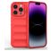 Mobigear Bumpy Coque iPhone 15 Pro Coque arrière en TPU Souple - Rouge