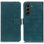 Mobigear Croco Housse Samsung Galaxy S21 FE Etui Porte-Monnaie - Vert