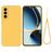 Mobigear Rubber Touch Coque Samsung Galaxy A56 Coque arrière en Silicone - Jaune