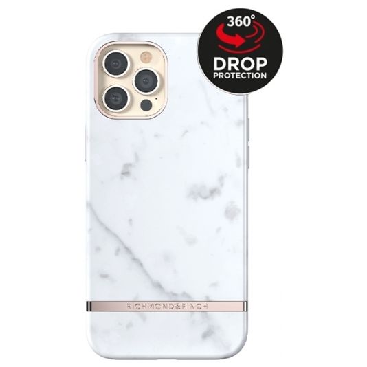 Richmond & Finch Freedom Series One-Piece Apple iPhone 12 Pro Max White Marble
