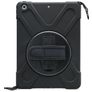Xccess Survivor All-round Coque iPad 8 (2020) Coque arrière en Plastique rigide,Silicone + Bandoulière + Support Amovible - Noir