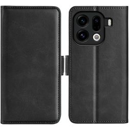 Mobigear Slim Magnet Housse OPPO Find X9 Pro Etui Porte-Monnaie - Noir