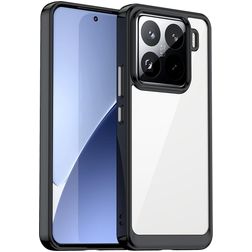 Mobigear Crystal Xiaomi 15 Pro Plastique rigide Coque arrière - Noir