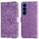 Mobigear Sunflower Housse Samsung Galaxy S26 Etui Porte-Monnaie - Violet
