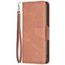 Mobigear Excellent Housse Realme 9i Etui Porte-Monnaie - Marron