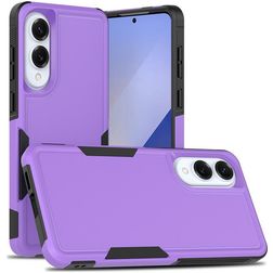 Mobigear Heavy Armor Coque Samsung Galaxy S25 Edge Coque arrière Rigide Anti-Chocs - Violet