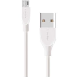 Mobiparts - Câble USB-A vers Micro USB 0.5 mètre - Blanc