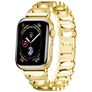 Mobigear Vienna Bracelet Acier pour Apple Watch Fermeture boucle déployante - 42/41/40/38 mm - Or