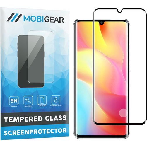 Mobigear Premium Xiaomi Mi Note 10 Lite Verre trempé Protection d'écran - Compatible coque - Noir