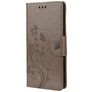 Mobigear Flowers Housse Samsung Galaxy A33 Etui Porte-Monnaie - Gris