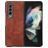 Mobigear Excellent Coque Samsung Galaxy Z Fold 4 Coque arrière Rigide - Marron