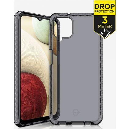 ITSkins SpectrumClear Coque Samsung Galaxy M12 Coque arrière en TPU Souple Anti-Chocs - Smoke