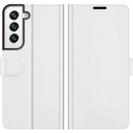 Mobigear Wallet Housse Samsung Galaxy S22 Etui Porte-Monnaie - Blanc