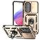 Mobigear Armor Ring Cam Slide Coque Samsung Galaxy A54 Coque arrière Rigide Anti-Chocs avec Anneau-Support et Protecteur Lentilles - Or