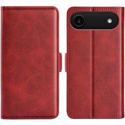 Mobigear Slim Magnet Housse iPhone Air Etui Porte-Monnaie - Rouge