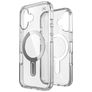 Speck Presidio Perfect Clear Coque Transparente iPhone 16 MagSafe Coque arrière Rigide Anti-Chocs - Transparent