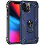 Mobigear Armor Ring Coque iPhone 13 Pro Max Coque arrière Rigide Anti-Chocs avec Anneau-Support - Bleu