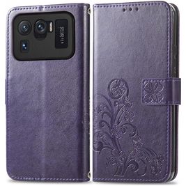 Mobigear Clover Housse Xiaomi Mi 11 Ultra Etui Porte-Monnaie - Violet